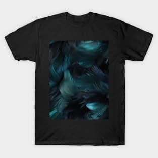 Whispers of Blue Feathers T-Shirt